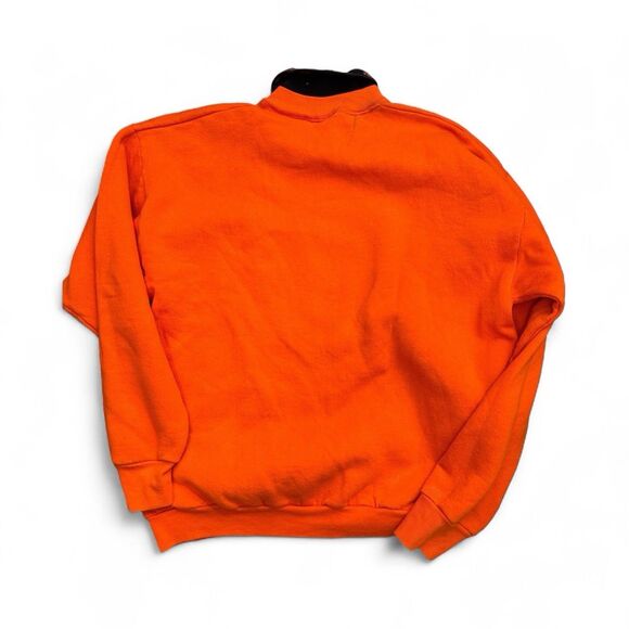 Vintage Hand painted Halloween Sweatshirt India Ink Stains Pilling O/S - Picture 2 of 9